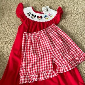 Disney Smocked outfit